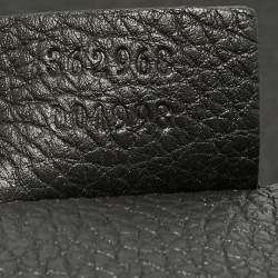 مملوكة مسبقًا حقيبة هوبو غووتشي سوفت جاكي جلد أسود