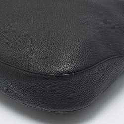 مملوكة مسبقًا حقيبة هوبو غووتشي سوفت جاكي جلد أسود