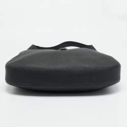 مملوكة مسبقًا حقيبة هوبو غووتشي سوفت جاكي جلد أسود