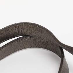 Pre Owned حقيبة هوبو غوتشي آبي متوسطة كانفاس GG معدني/بيج وجلدي