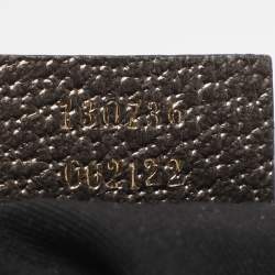 Pre Owned حقيبة هوبو غوتشي آبي متوسطة كانفاس GG معدني/بيج وجلدي