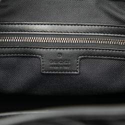 مملوكة مسبقًا حقيبة جلد ماتيلسّيه جي جي سوداء غوتشي مارمونت