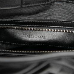 مملوكة مسبقًا حقيبة جلد ماتيلسّيه جي جي سوداء غوتشي مارمونت