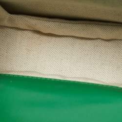 مملوكة مسبقًا Gucci 1947 Bamboo Mini Green Leather Top Handle Bag