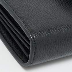 مملوكة مسبقًا Gucci Crystal Dionysus Black Leather Wallet On Chain
