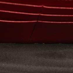 Pre Owned محفظة غوتشي ويب كوين مارغريت قماش GG سوبريم أحمر/بيج على سلسلة