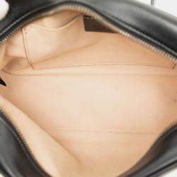 مملوكة مسبقًا حقيبة كروس بودي غوتشي جلد ماتلاسي جي جي صغيرة سوداء