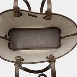 مملوكة مسبقًا حقيبة غوتشي أوفيديا جي جي سوبريم بني صغيرة