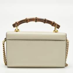 مملوكة مسبقًا حقيبة غوتشي ديانا مينى جلد بيج بيد علوية