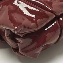 Pre Owned حقيبة كلتش غوتشي هيستيريا جلد لامعة أرجواني