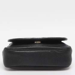 مملوكة مسبقًا حقيبة كروس غوتشي "سوهو" جلد بيج بقلاب وسلسلة