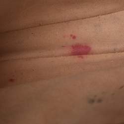 مملوكة مسبقًا حقيبة هوبو غوتشي جاكي صغيرة قماش جي جي سوبرم بيج/بني وجلد