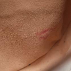 مملوكة مسبقًا حقيبة هوبو غوتشي جاكي صغيرة قماش جي جي سوبرم بيج/بني وجلد