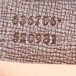 مملوكة مسبقًا حقيبة هوبو غوتشي جاكي صغيرة قماش جي جي سوبرم بيج/بني وجلد