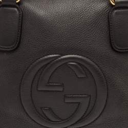مملوكة مسبقًا Gucci Soho Working Black Leather Tote