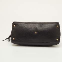 مملوكة مسبقًا Gucci Soho Working Black Leather Tote