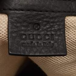 مملوكة مسبقًا Gucci Soho Working Black Leather Tote