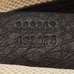 مملوكة مسبقًا Gucci Soho Working Black Leather Tote