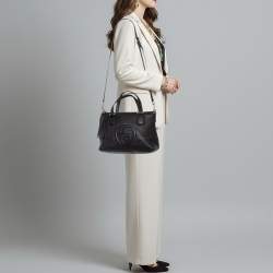 مملوكة مسبقًا Gucci Soho Working Black Leather Tote
