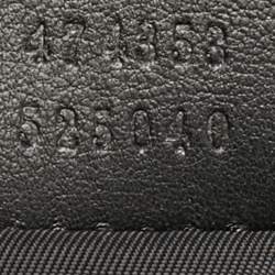 مملوكة مسبقًا Gucci Black GG Supreme Canvas 4 Wheeled Cabin Suitcase