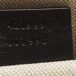 مملوكة مسبقًا Gucci Dionysus Bamboo Large Black Leather Top Handle Bag