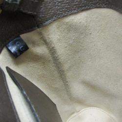 Pre Owned حقيبة كتف غوتشي GG سوبرم جلد بني بيج دلو صغيرة