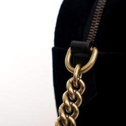 مملوكة مسبقًا Gucci Small Velvet GG Marmont Chain