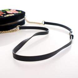 مملوكة مسبقًا Gucci Small Velvet GG Marmont Chain