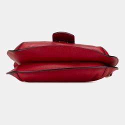 Pre Owned حقيبة غوتشي كروس بودي جلد مارمونت جي جي أحمر أنيماليير