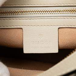 Pre Owned Gucci Brown Small GG Supreme Horsebit 1955 Crossbody