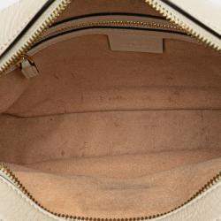 Pre Owned Gucci Brown Small GG Supreme Horsebit 1955 Crossbody