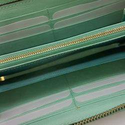 مملوكة مسبقًا Gucci Green Leather Long Wallet