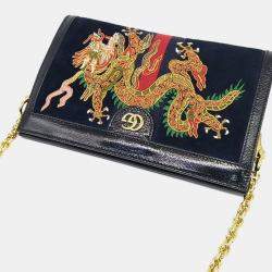 مملوكة مسبقًا حقيبة كتف غوتشي "أوفييديا" جي جي سويدي متعدد الألوان سويدي