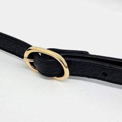 مملوكة مسبقًا Gucci Black Leather Ophidia Supreme Mini Crossbody Bag