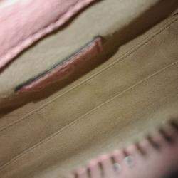 Pre Owned حقيبة كتف غوتشي صغيرة أفرويديت جلد زهري