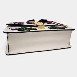 مملوكة مسبقًا Gucci White Leather Sylvie Bag
