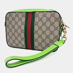 مملوكة مسبقًا حقيبة كروس غوتشي بيج ملونة متعدد PVC أوفيديا GG