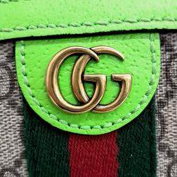 مملوكة مسبقًا حقيبة كروس غوتشي بيج ملونة متعدد PVC أوفيديا GG