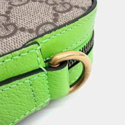 مملوكة مسبقًا حقيبة كروس غوتشي بيج ملونة متعدد PVC أوفيديا GG