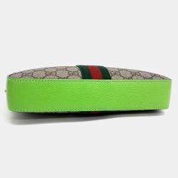 مملوكة مسبقًا حقيبة كروس غوتشي بيج ملونة متعدد PVC أوفيديا GG