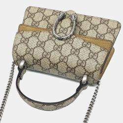 Pre Owned حقيبة غوتشي "ديونيسوس" صغيرة يد علوية بي في سي