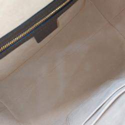 مملوكة مسبقًا Gucci Brown Coated Canvas and Leather Ophidia Supreme Shoulder Bag Medium