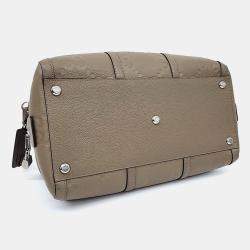 Pre Owned حقيبة دفل جلد بني جوتشي جامبو GG صغيرة