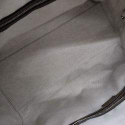 Pre Owned حقيبة دفل جلد بني جوتشي جامبو GG صغيرة