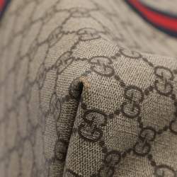 مملوكة مسبقًا Gucci Ophidia Medium Blue/Beige GG Supreme Canvas and Leather Tote