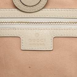 مملوكة مسبقًا Gucci Ophidia Medium Blue/Beige GG Supreme Canvas and Leather Tote