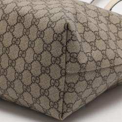 مملوكة مسبقًا Gucci Ophidia Medium Blue/Beige GG Supreme Canvas and Leather Tote