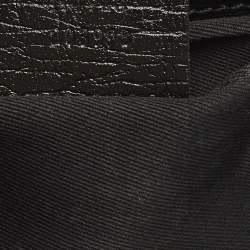 مملوكة مسبقًا Gucci Horsebit Black GG Canvas Chain Clutch