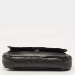 مملوكة مسبقًا Gucci Soho Chain Flap Black Leather Crossbody Bag