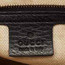 مملوكة مسبقًا Gucci Soho Chain Flap Black Leather Crossbody Bag